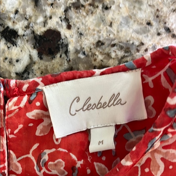 Red Floral Top - Picture 2 of 3